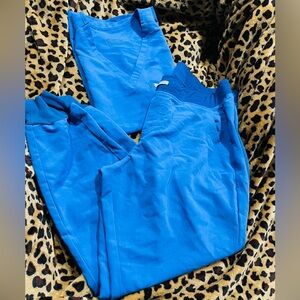 Figs discontinued rare denim blue scrub set